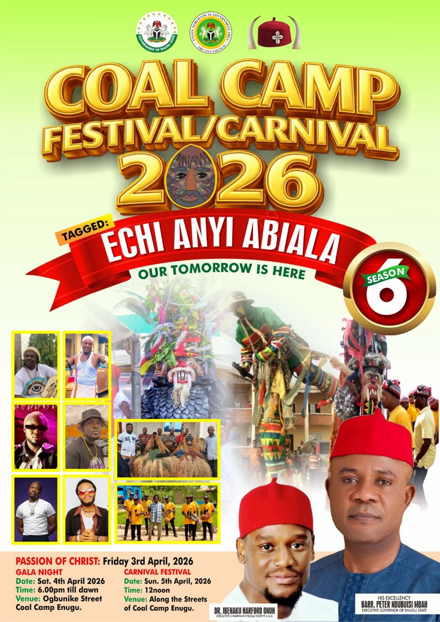 Coal Camp Agog in celebration of Gov. Peter Mbah at the 2026 Coal Camp Carnival themed ‘Echi Abiago (Tomorrow is Here)’