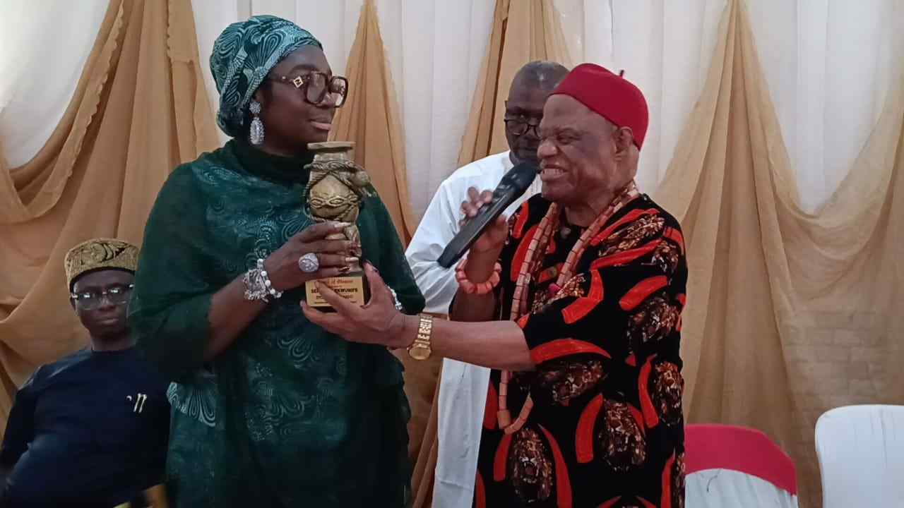 Ekwunife Bags Major Award for Outstanding Contributions to Community and Humanity